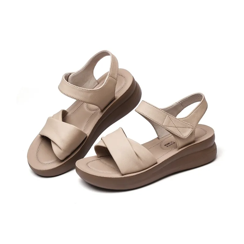 Cigna Beach Sandals Women's Black/Ecru/Apricot/Burgundy/Khaki-7