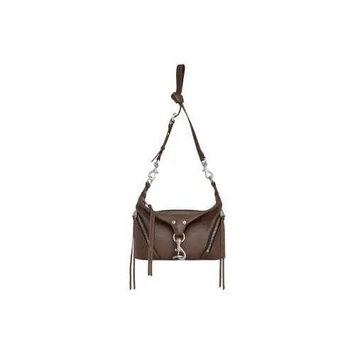 REBECCA MINKOFF Leather Crossbody Bag Shoulder Bag Women's Seagrass Color