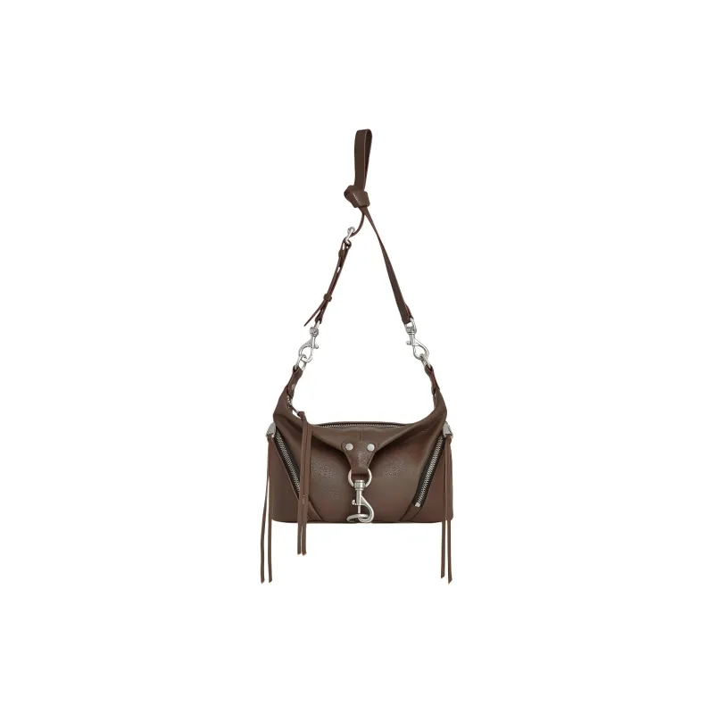 REBECCA MINKOFF Leather Crossbody Bag Shoulder Bag Women's Seagrass Color-0