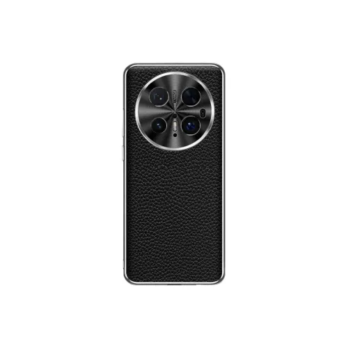 Record Star Genuine Leather Material White Gold Litchi Phone Cases Compatibility Mate70Pro Business Formal