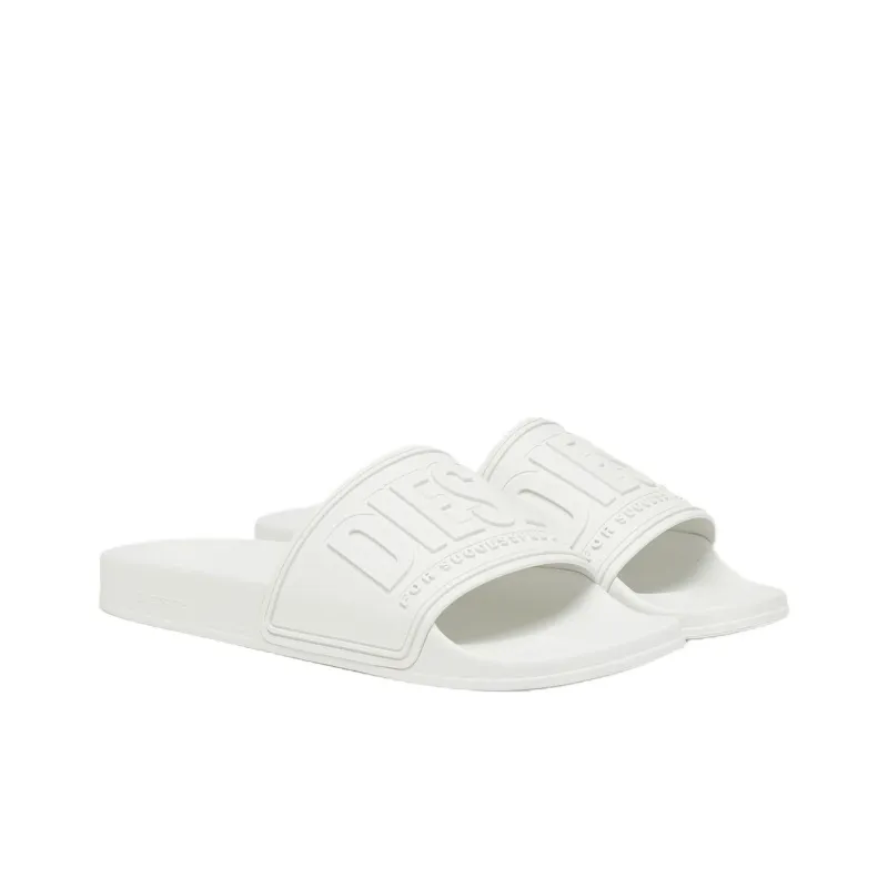 DIESEL Slide Slippers Men's White-1
