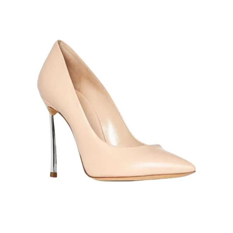 Casadei Blade Slim Heel High Heels 10cm Women's Ecru-1