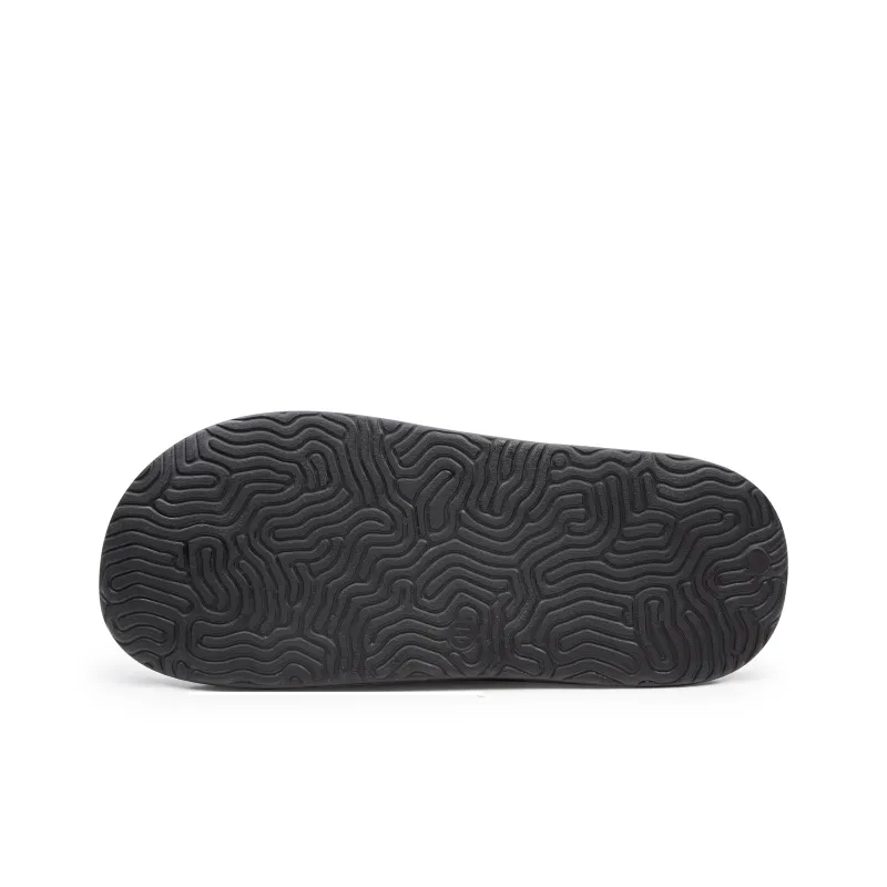 PEAK Tai Ji1.0 EVA Quiet Slip Resistant Abrasion Resistant Slide Slippers Men's Black Gold-6