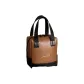 Black Brown Large Capacity Compartment Makeup Storage Bag
