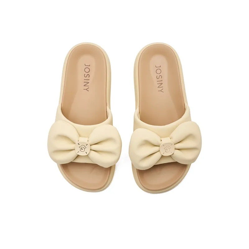 JOSINY Rubber Sole Slip Resistant Abrasion Resistant Cushioning Slide Slippers Women's-9