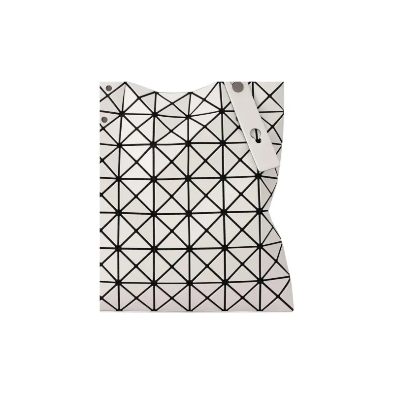 ISSEY MIYAKE Prism PVC Resin Tote Bag, Shopping Bag, Handbag Women's Bright Gray-1