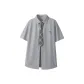[Wrinkle-Resistant]Light Gray (Minimalist Style Mountains Chest Logo)