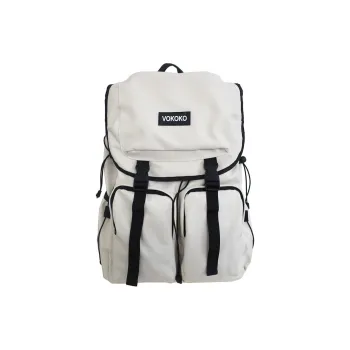 H YXIANG Nylon Backpack Unisex Multicolor