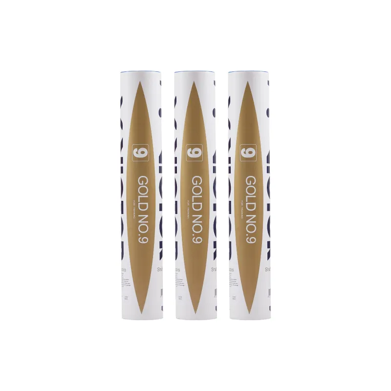 VICTOR Golden Collection Gold 9 12 Pack Duck Feather Middle Board Duck Feather Training, Competition Shuttlecocks-4