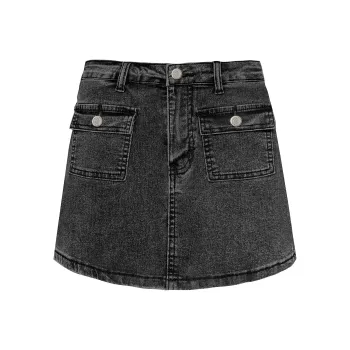 FAR BACK Denim Short Skirts Women's