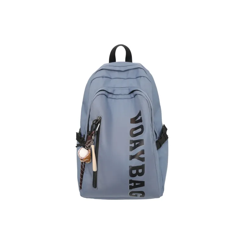 Kewuku Nylon Backpack Unisex Multicolor-16