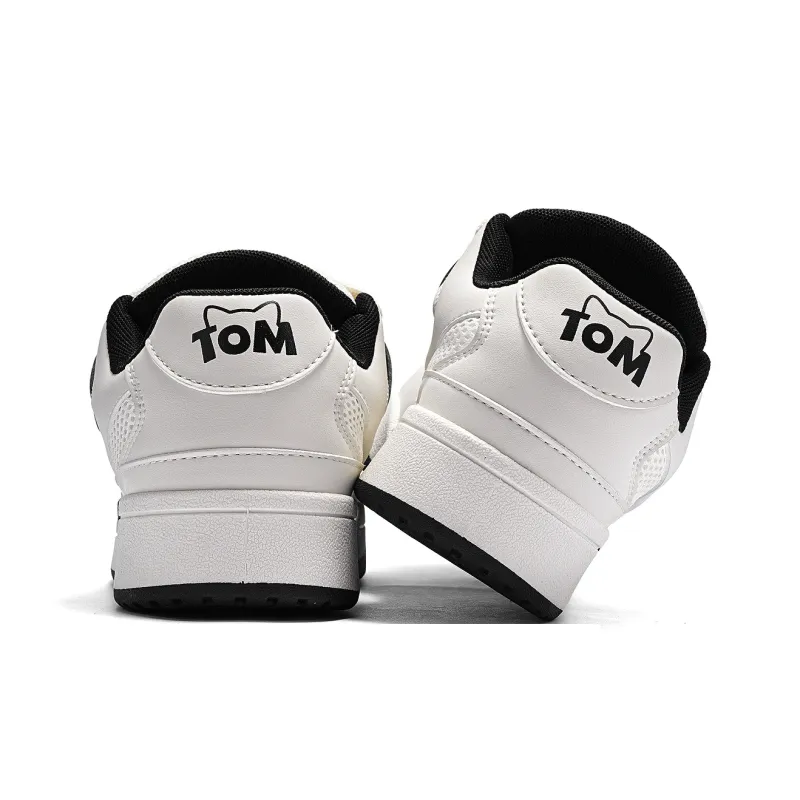 TALKING TOM Skateboard Shoes Unisex Low Top Black/White-11