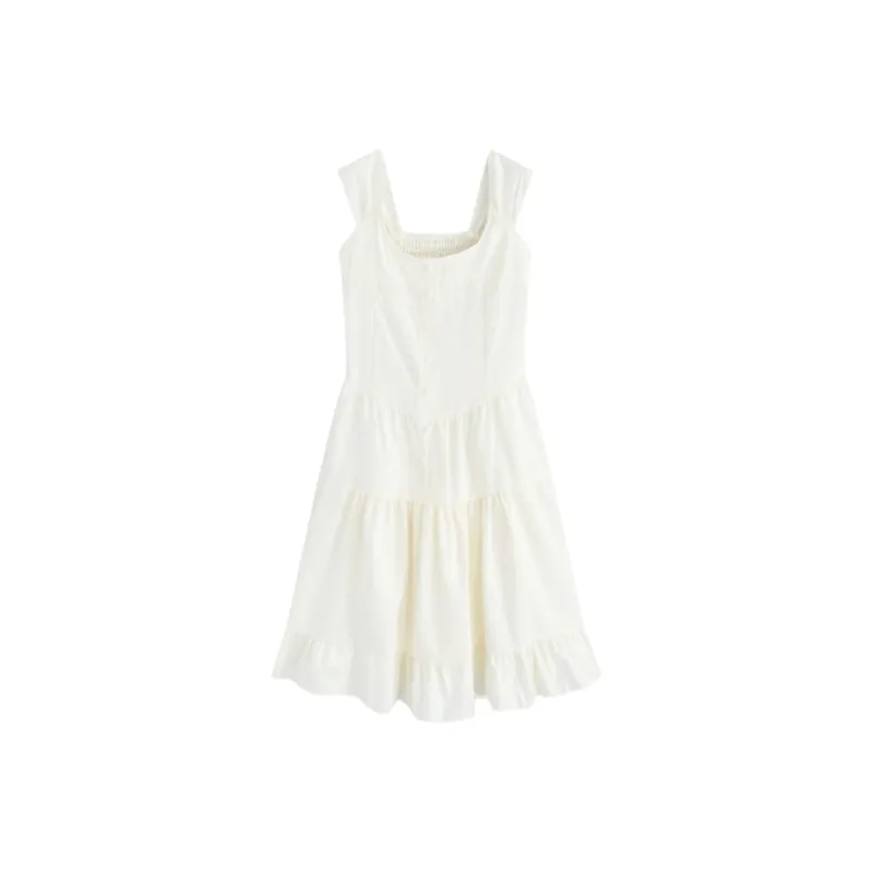 YGPRW Sleeveless Dresses Women's Apricot-0