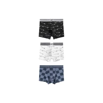 Lee Underpants Men's 3 Pack Box+Shopping Bag