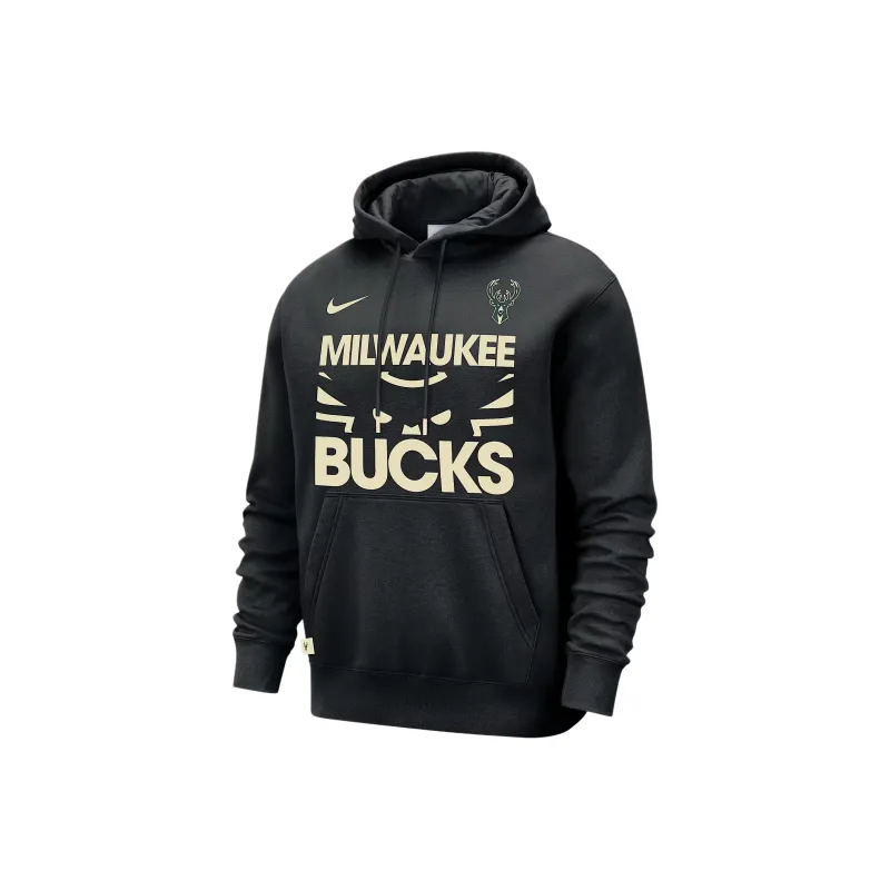Nike Milwaukee Bucks Club Courtside Men's Nike Nba Pullover Hoodie-0