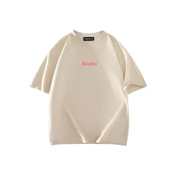 SOIE T-Shirts Unisex Light Beige Apricot