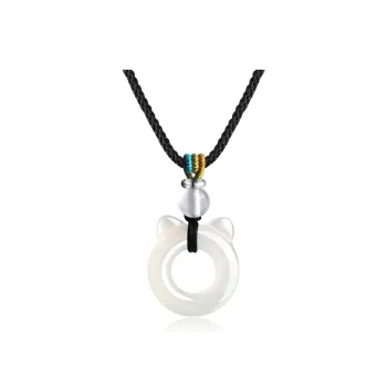 Lao Feng Xiang Chalcedony Necklaces Unisex