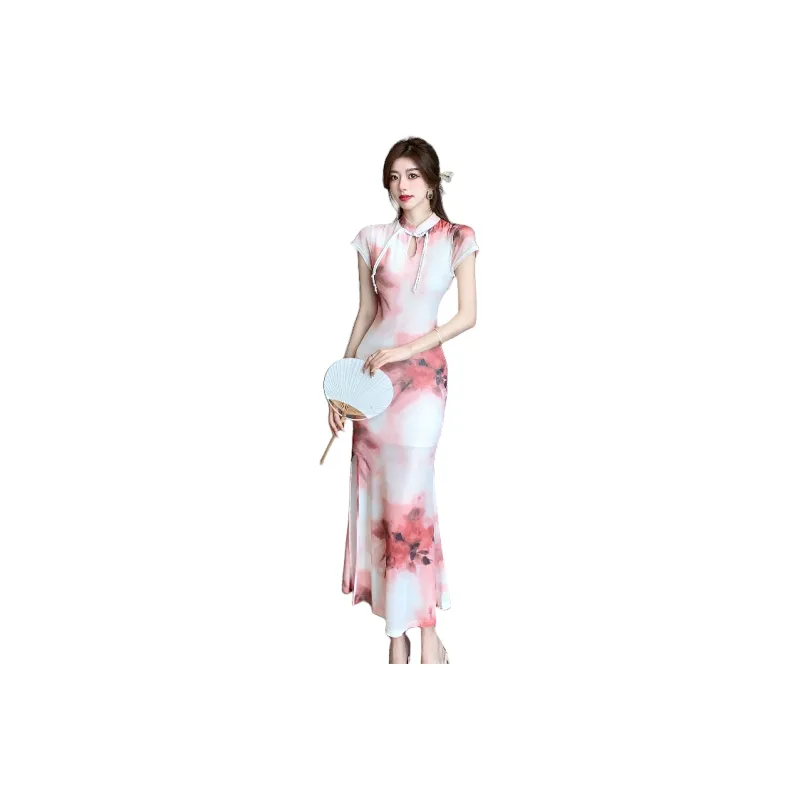 Mu Xiao Xin Short Sleeved Dress Women's-0