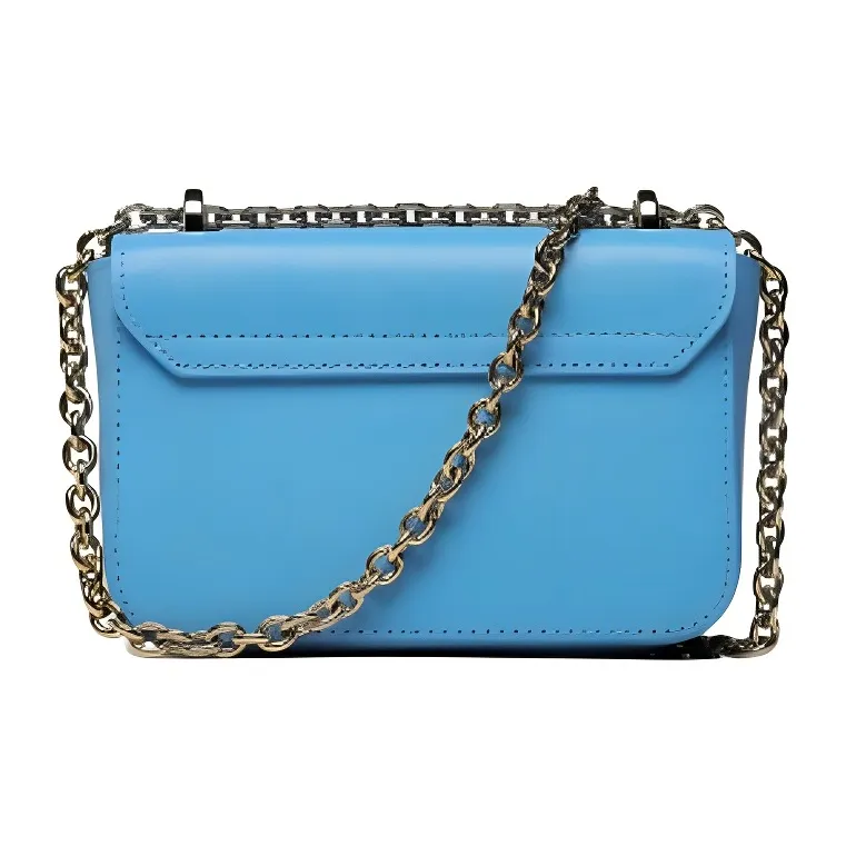 Furla Metropolis Collection Leather Crossbody Bag, Shoulder Bag Women's Blue-4