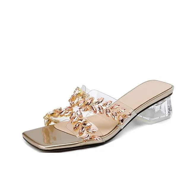 WUJI Slip Resistant Abrasion Resistant Slide Slippers Women's-0
