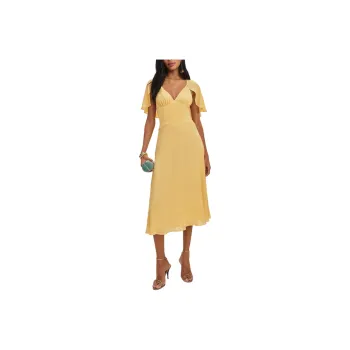REFORMATION Pia Dress Short Sleeved Dress Women's