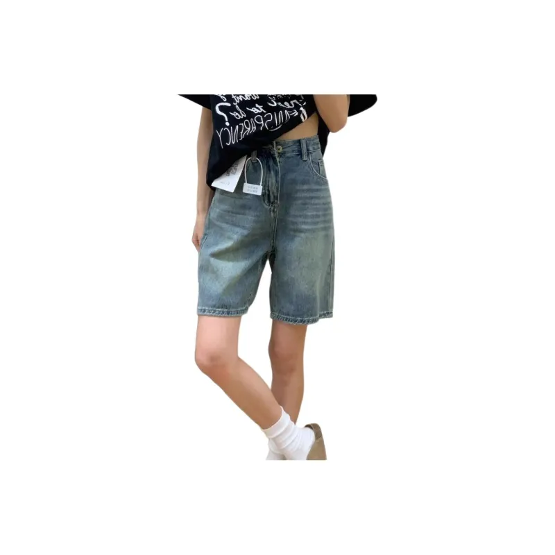 Honey Denim Shorts Women's Vintage Blue-0