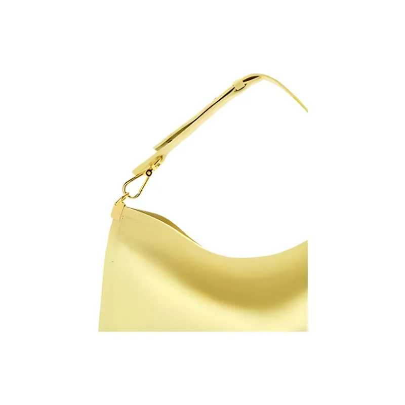 COCCINELLE Cow Leather Handbag Large Size Women's Lemon Juice Color-1