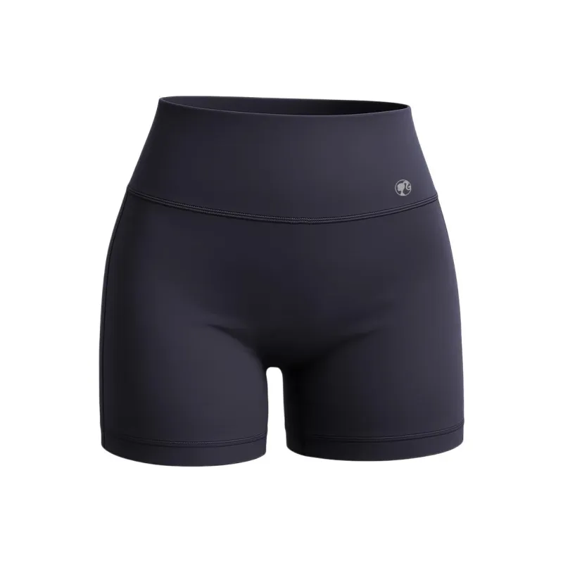 Barbie Yoga Shorts Women's Carbon Black Gray-0