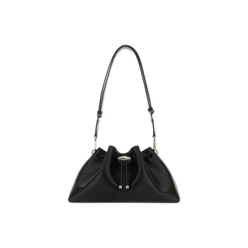 Jimmy Choo Leather Shoulder Bag, Crossbody Bag Women's Black