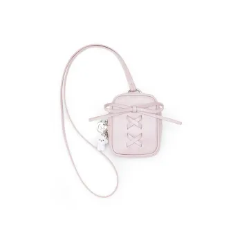 MCMIKO Cow Leather Shoulder Bag Women's Jelly Pink