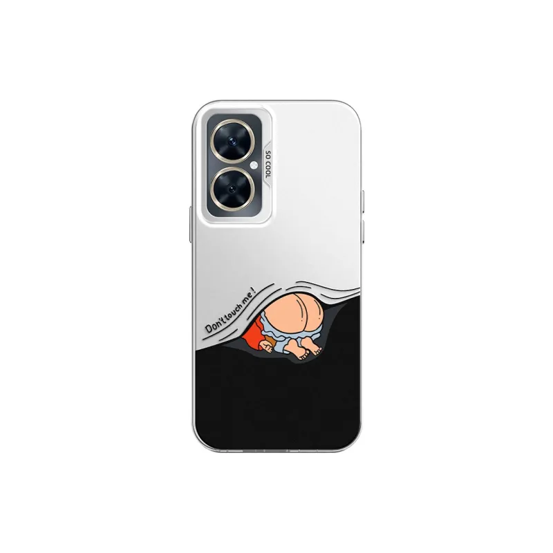 YICAIJIA Matte Material Stay Out Of Shin Chan's Business Phone Cases Compatibility With MVMOM 20/30 Trendy And Cool-5