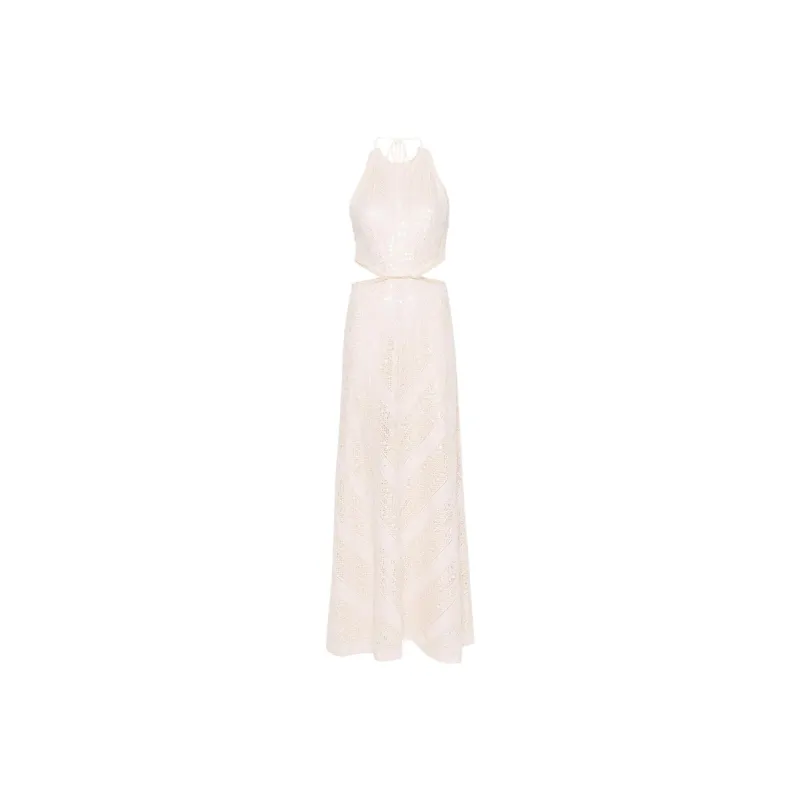 SABINA MUSAYEV SS24 Sleeveless Dress Women's Beige-0
