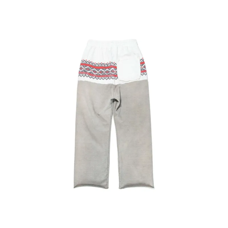 Bowwow SS25 SNOW FLAKE SWEAT PANTS Knitted Sweatpants Unisex-1