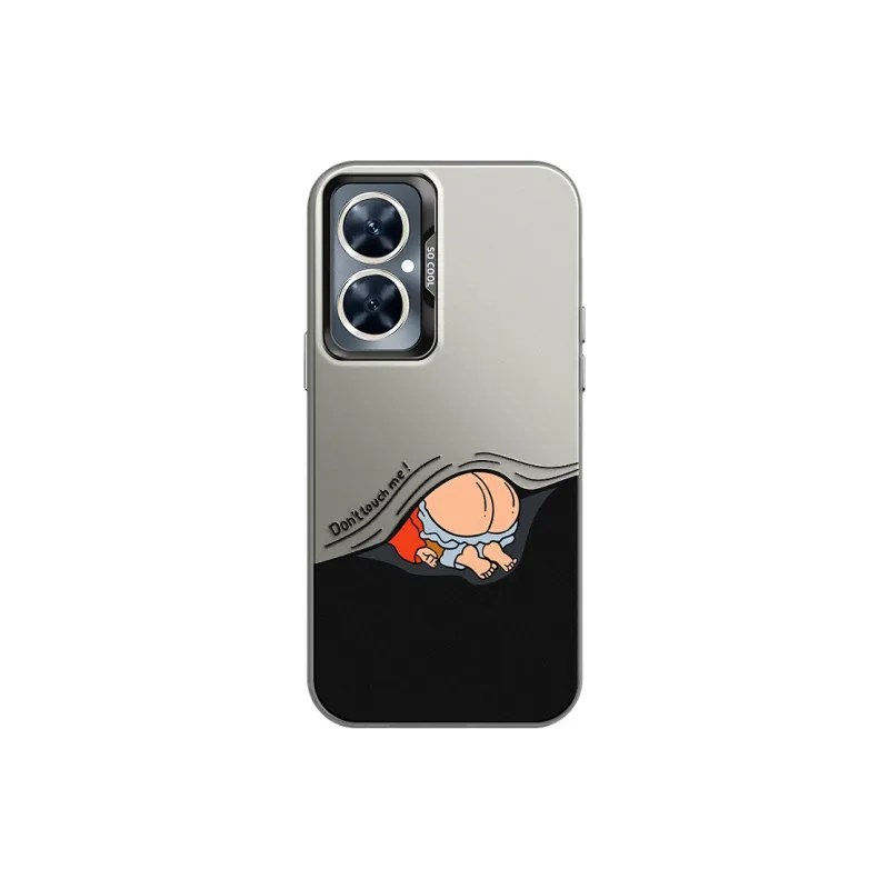 YICAIJIA Matte Material Stay Out Of Shin Chan's Business Phone Cases Compatibility With MVMOM 20/30 Trendy And Cool-3