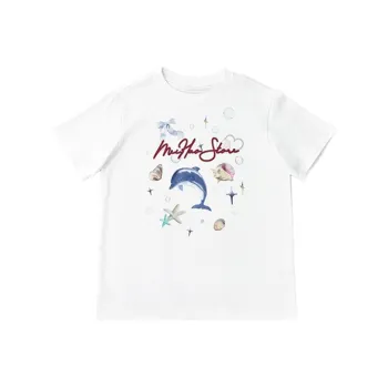 MeiHaoStore Loose Fit 100% Cotton Short Sleeved T Shirts Unisex