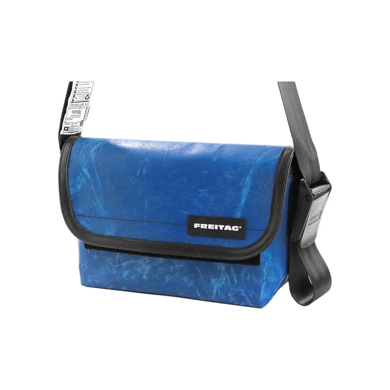 FREITAG Polyester Messenger Bag, Crossbody Bag, Shoulder Bag Unisex Dark Blue-1