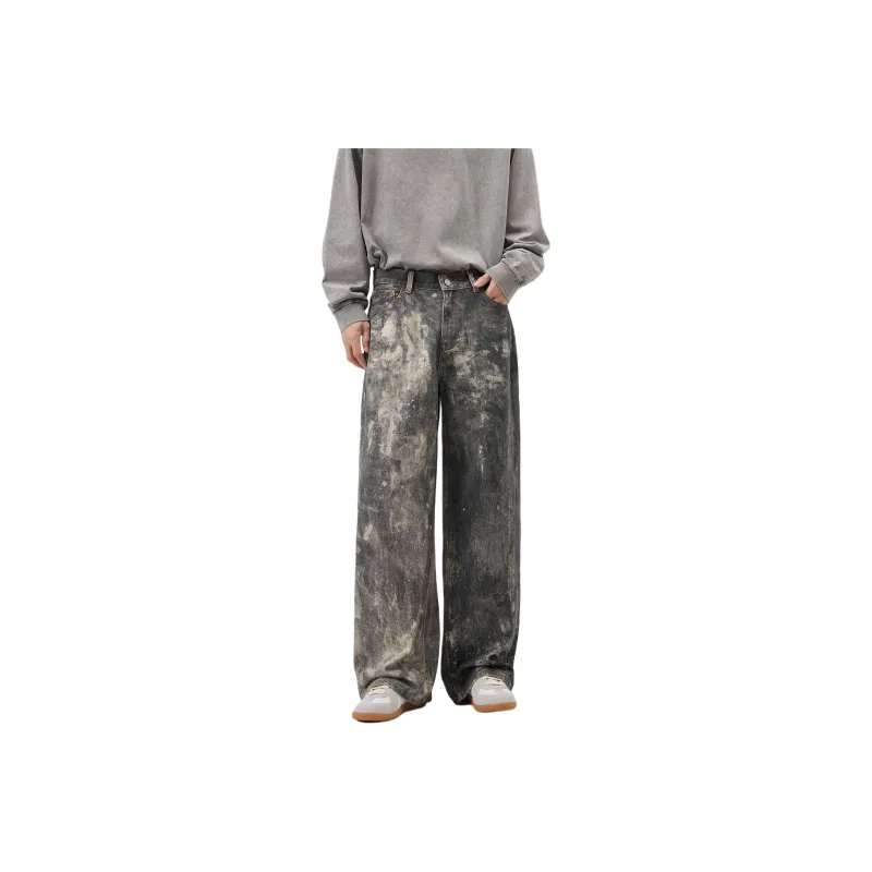 Magmode Jeans Unisex Gray Black-0