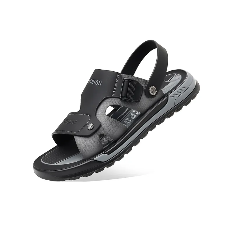 Eminu Beach Sandals Men Black-1