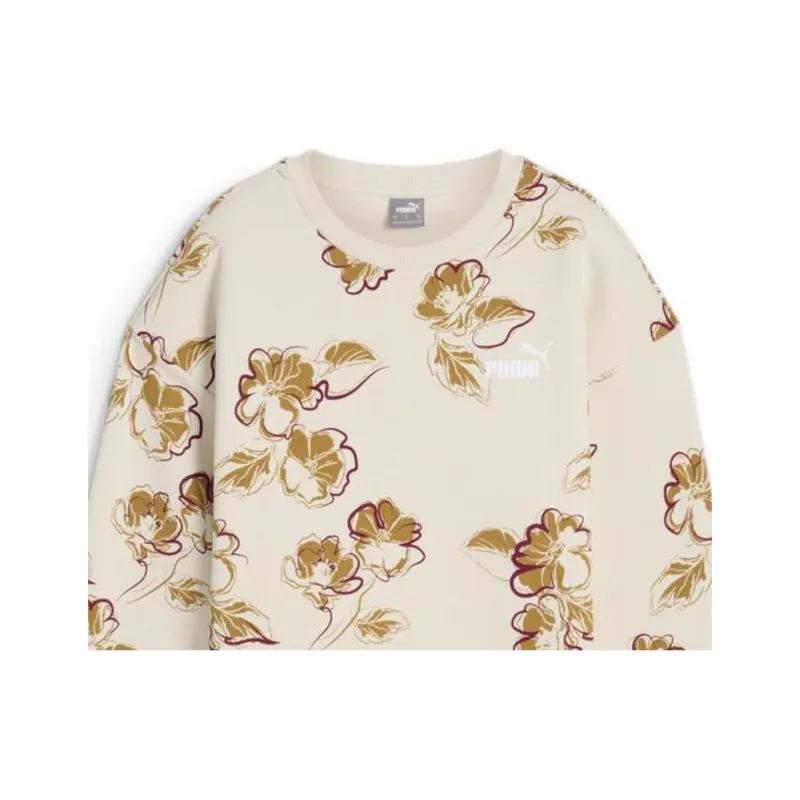PUMA EssentialsFloral Sweatshirt Women's White-2
