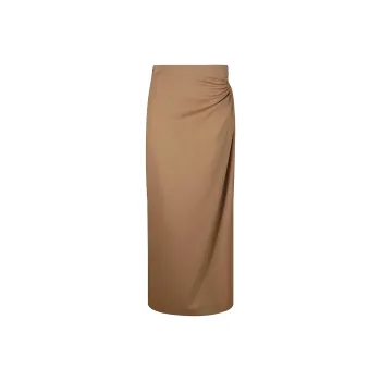 MaxMara Casual Long Skirt Women's Hazelnut