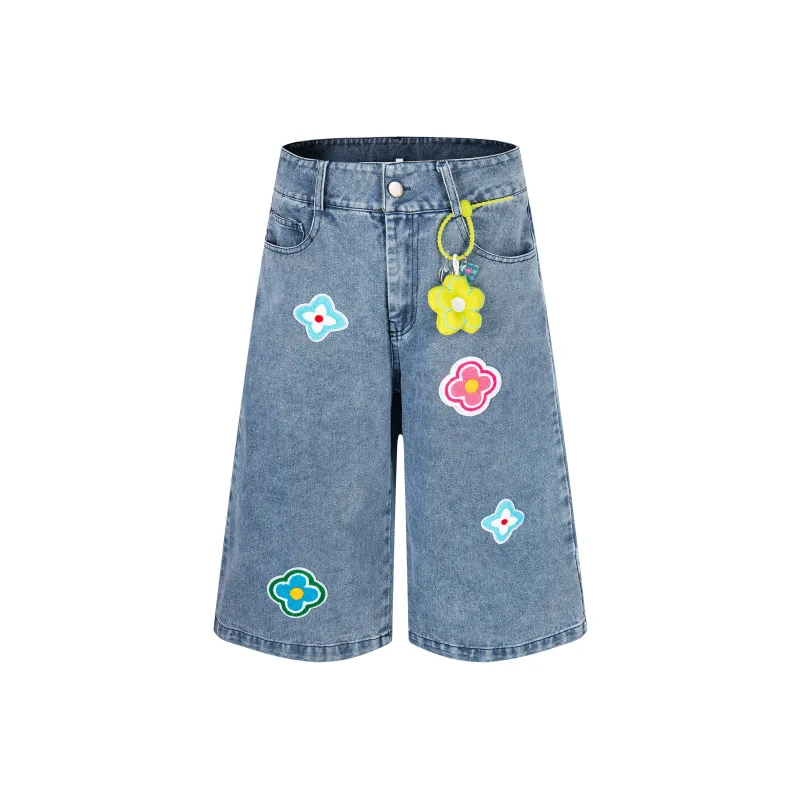 YINLEI Denim Shorts Unisex-0