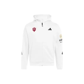 Adidas Free Shipping With AdiClub Indiana Football Playoff Zne Full Zip Hoody