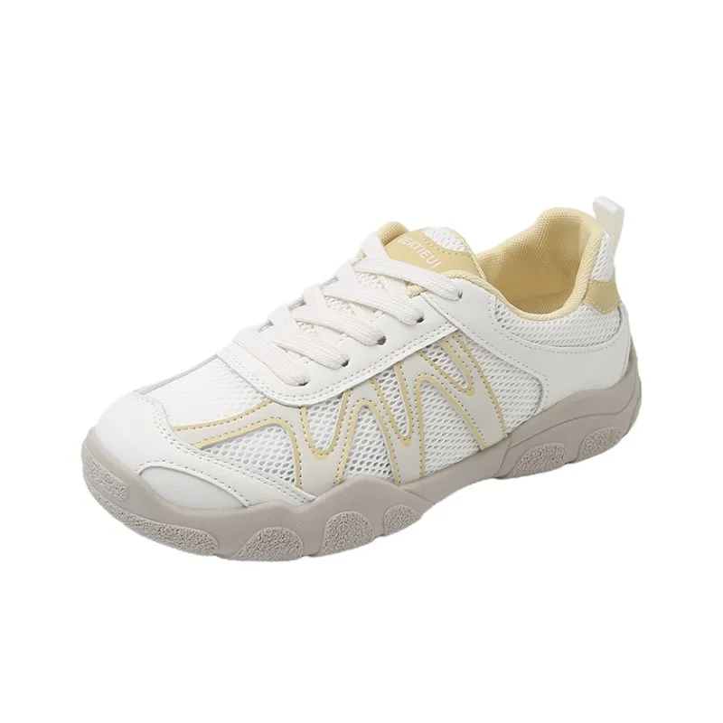 SUPEREDGE Breathable And Lightweight Low Top Chunky Sneakers Women's-4