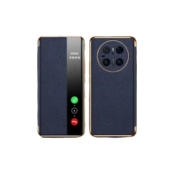 Record Star Leather Material Flap Fully Enclosed Cover Phone Cases Compatibility Huawei Mate 70 Pro Business Formal