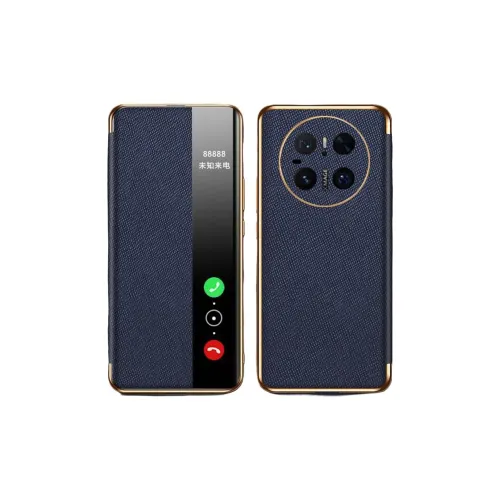 Record Star Leather Material Flap Fully Enclosed Cover Phone Cases Compatibility Huawei Mate 70 Pro Business Formal