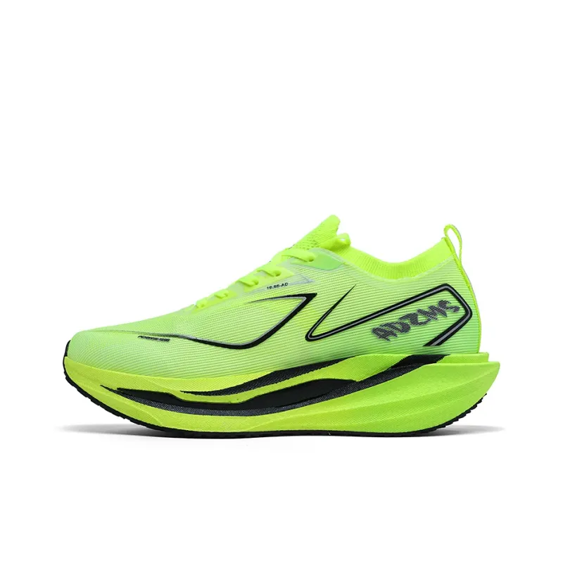 ANDEZHANMUSI Running Shoes Unisex Low Top White Orange Red/Neon Green/White Green Purple/Standard White-7