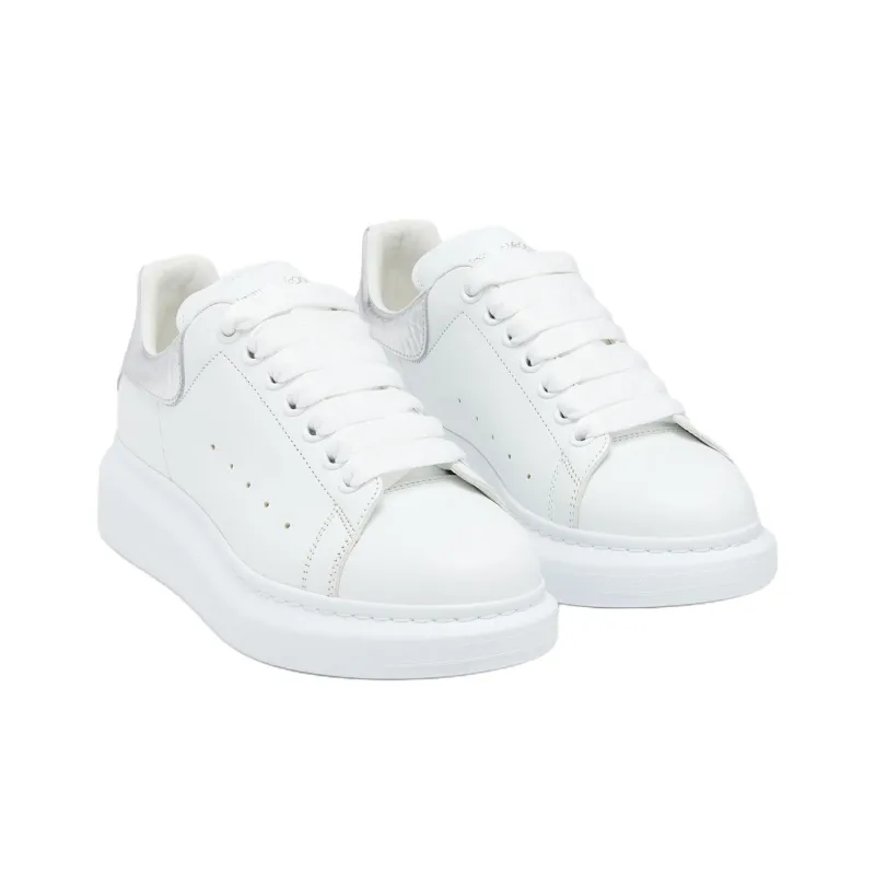 Alexander McQueen Oversized Sneaker Low Top Casual Shoes Women's White-2