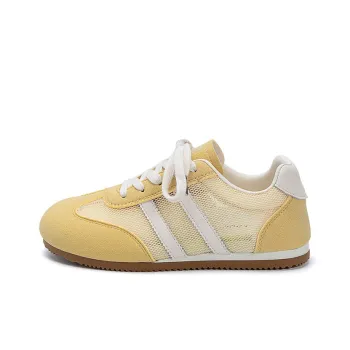 EXULL Q Cushioning, Breathable, Quick Dry Low Top Casual Shoes Women's Yellow