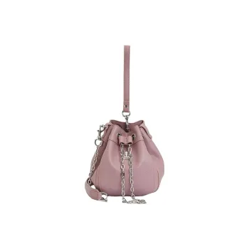 Vivienne Westwood Polyurethane Bucket Bag, Shoulder Bag, Crossbody Bag, Handbag Women's Light Purple
