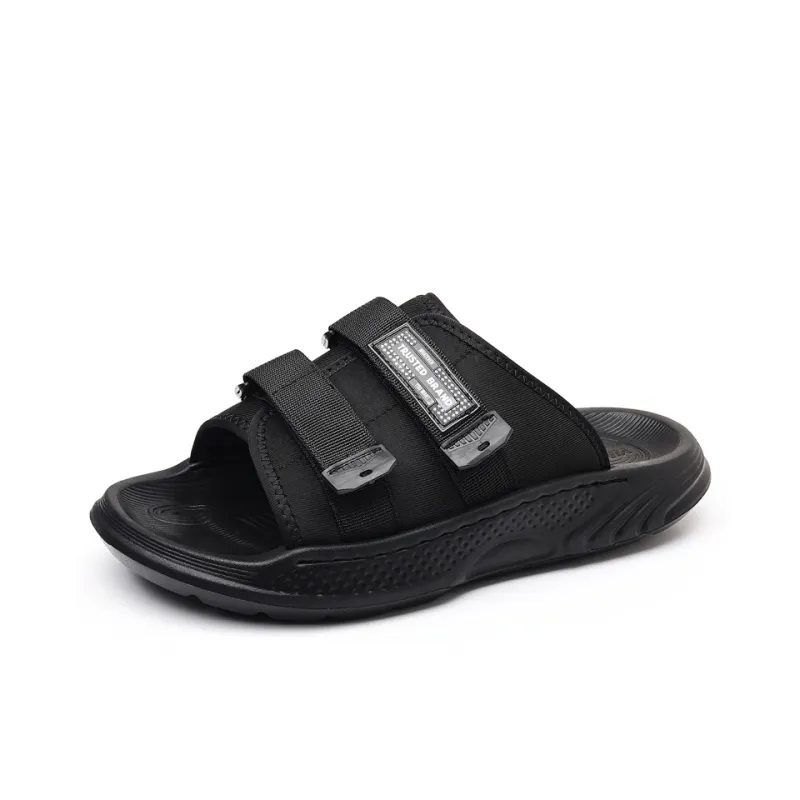 Eminu Rubber Sole Slide Slippers Men's-0